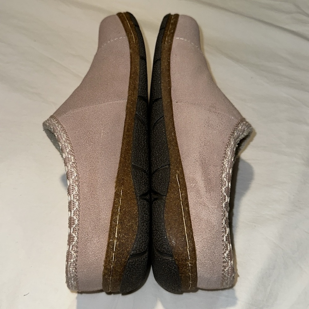 Earth Origins Womens Ezra Slip On Pink Suede Clogs 7.5 EUC - Picture 5 of 16